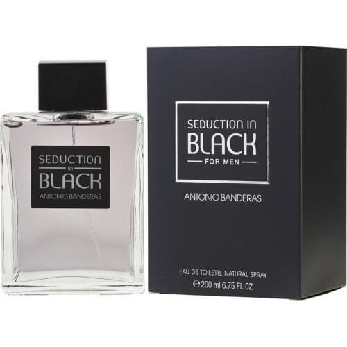 Perfume Seduction in Black de Antonio Banderas para hombre 200ml