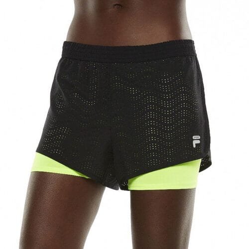 Short Fila Sport Perforated Double-Layer Running