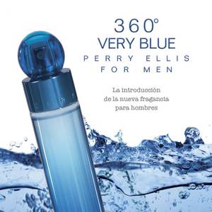 Perfume 360 Very Blue de Perry Ellis hombre edt 100ml 3 Perfume 360 Very Blue de Perry Ellis hombre edt 100ml - Imagen 3
