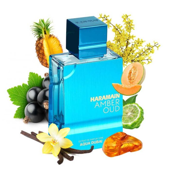 Perfume Amber Oud Aqua Dubai Extrait de Al Haramain unisex 100ml 3 Perfume Amber Oud Aqua Dubai Extrait de Al Haramain unisex 100ml - Imagen 3