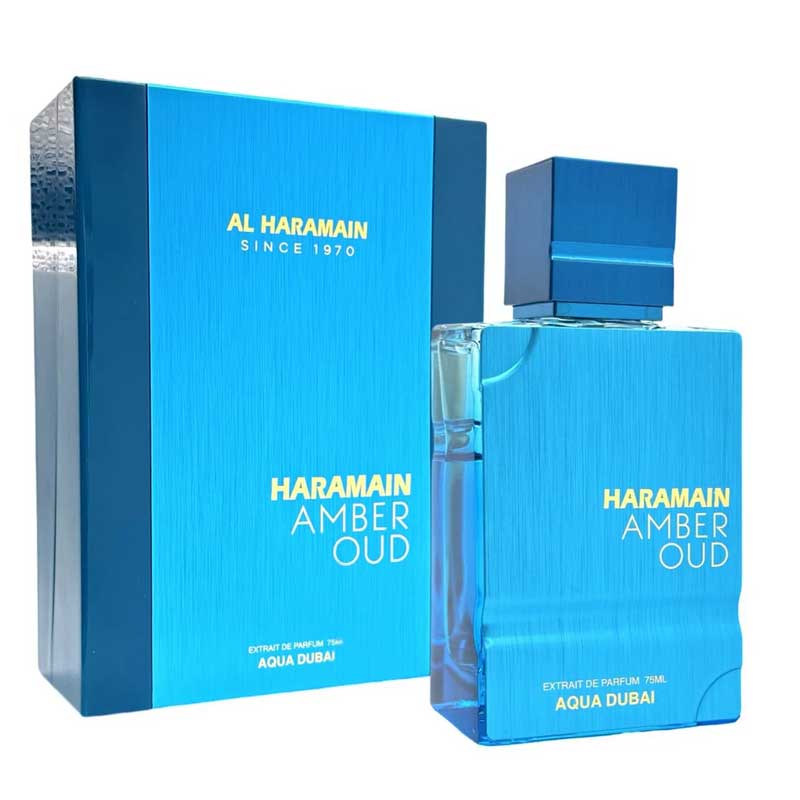 Perfume Amber Oud Aqua Dubai Extrait de Al Haramain unisex 75ml 1 Perfume Al Haramain Amber Oud Aqua Dubai Extrait De Parfum unisex 75ml
