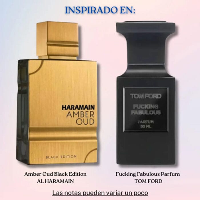 Perfume Amber Oud Black Edition de Al Haramain unisex edp 100ml 4 Perfume Amber Oud Black Edition de Al Haramain unisex edp flyer