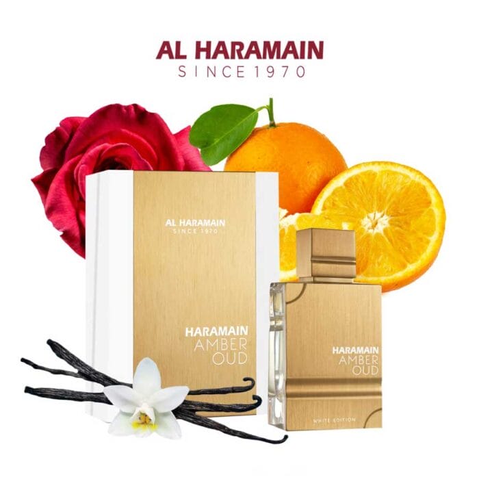 Perfume Amber Oud White Edition Al Haramain unisex edp 60ml - Imagen 4