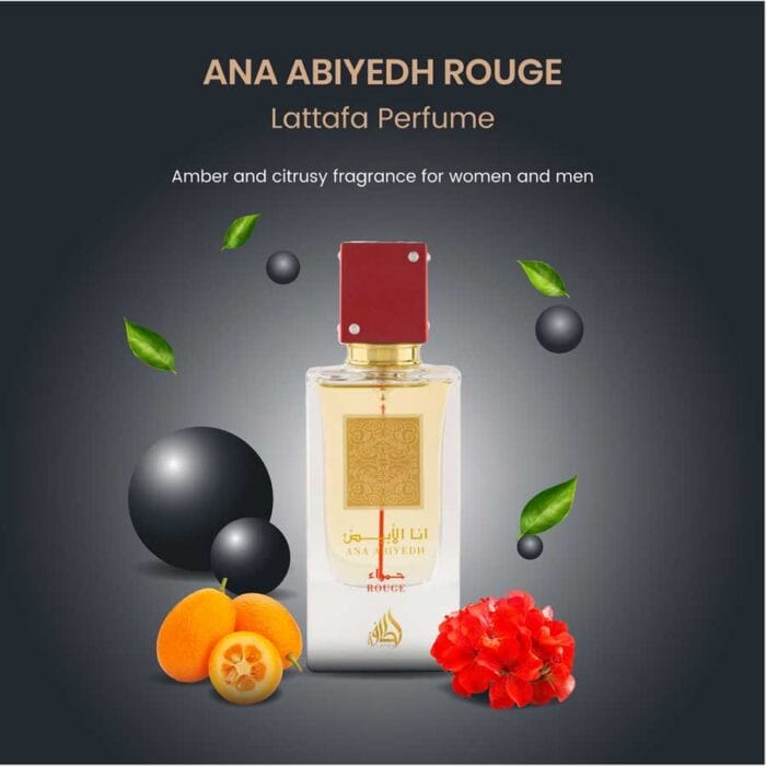 Perfume Ana Abiyedh Rouge de Lattafa unisex edp 60ml 4 Perfume Ana Abiyedh Rouge de Lattafa unisex edp 60ml - Imagen 4