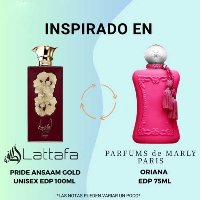 Perfume Ansaam Gold de Lattafa Pride unisex 100ml 4 Perfume Ansaam Gold de Lattafa Pride unisex 100ml - Imagen 4