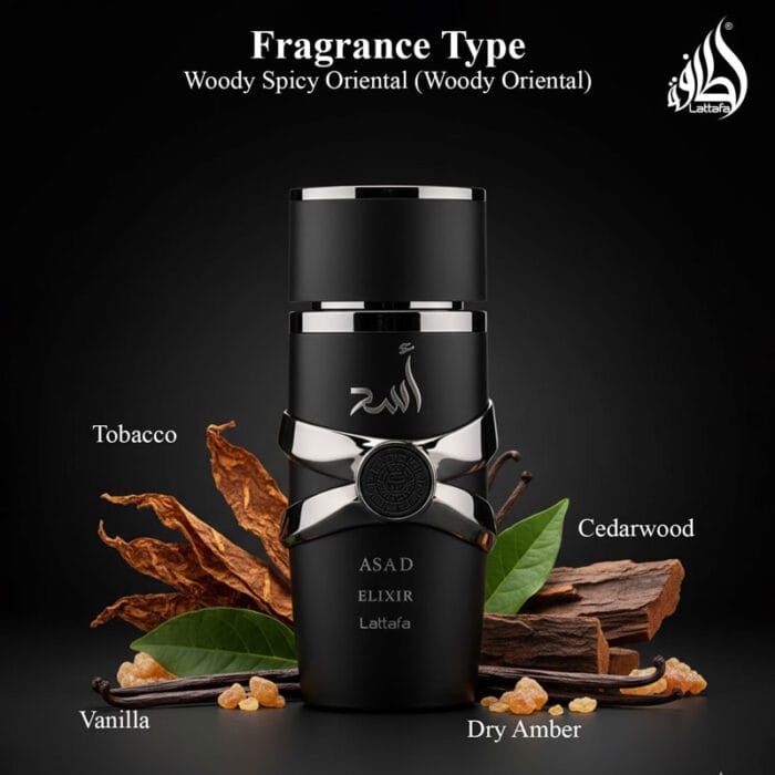 Perfume Asad Elixir de Lattafa hombre edp 100ml 3 Perfume Asad Elixir de Lattafa hombre edp 100ml - Imagen 3