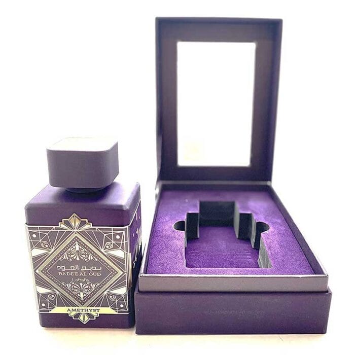Perfume Bade'e Al Oud Amethyst de Lattafa unisex edp 100ml 4 Perfume Bade'e Al Oud Amethyst de Lattafa unisex edp 100ml - Imagen 4
