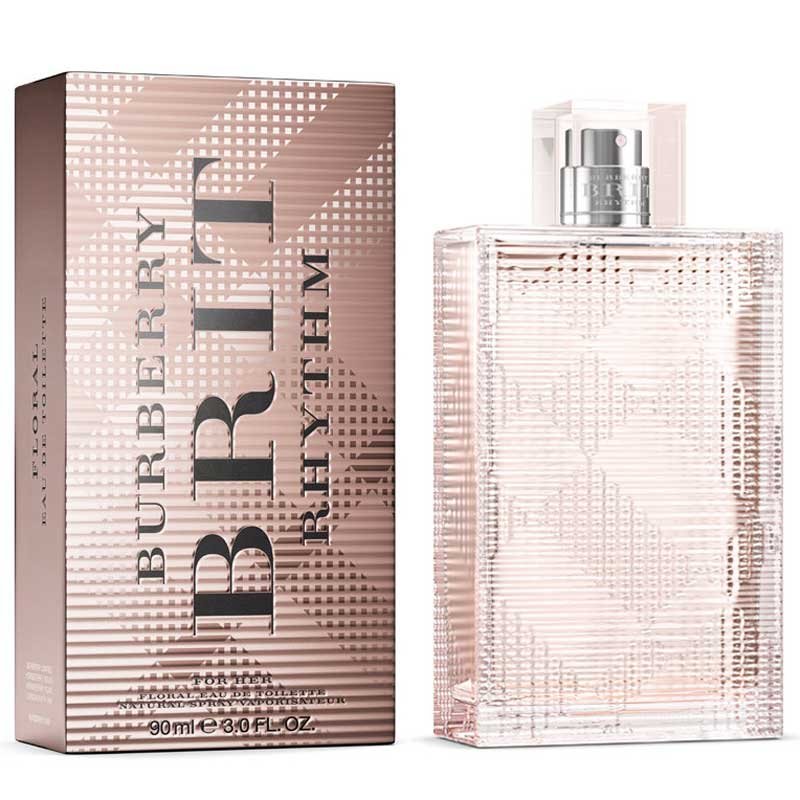 Locion Perfume Burberry Brit Rhythm Floral mujer 90 ml Original