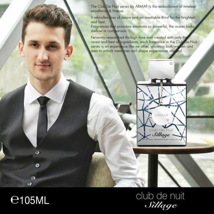 Perfume Club de Nuit Sillage de Armaf unisex edp 105ml - Imagen 3