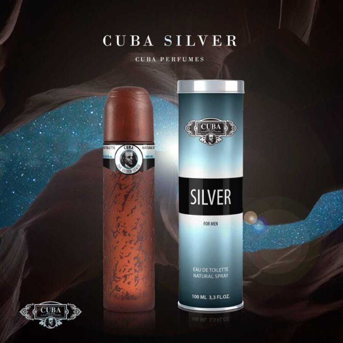 Perfume Cuba Silver de Cuba Paris hombre edt 100ml 3 Perfume Cuba Silver de Cuba Paris hombre edt 100ml - Imagen 3