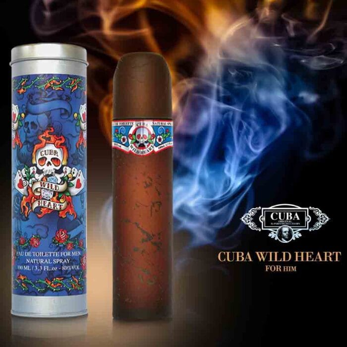 Perfume Cuba Wild Heart de Cuba hombre edt 100ml 2 Perfume Cuba Wild Heart de Cuba hombre edt 100ml - Imagen 2