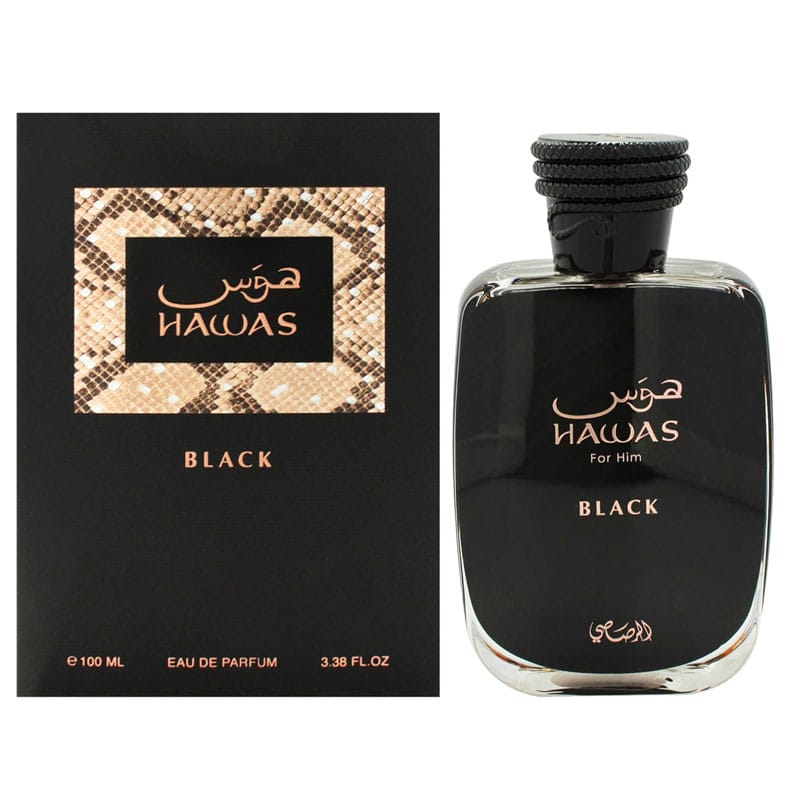 Perfume Hawas Black de Rasasi hombre edp 100ml 1 Perfume Hawas Black de Rasasi hombre edp 100ml