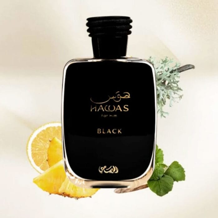 Perfume Hawas Black de Rasasi hombre edp 100ml 3 Perfume Hawas Black de Rasasi hombre edp 100ml - Imagen 3