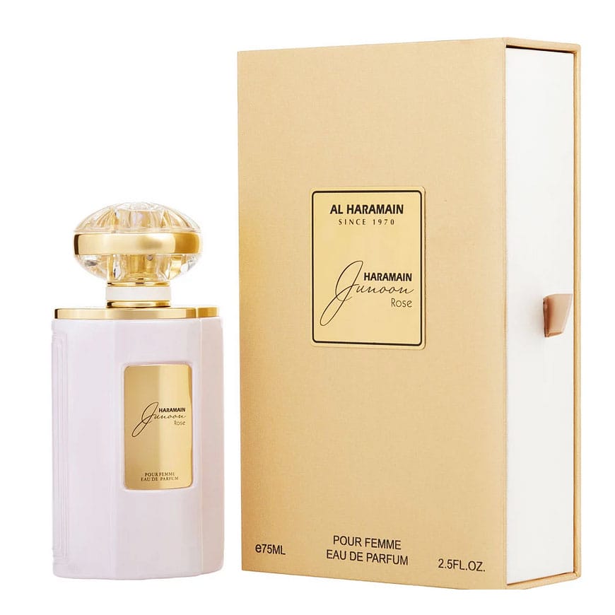 Perfume Junoon Rose de Al Haramain mujer edp 75ml 1 Perfume Al Haramain Junoon Rose de mujer 75ml
