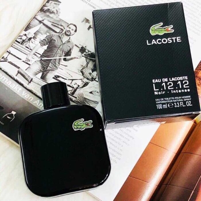Perfume L.12.12 Noir Intense de Lacoste hombre edt 100ml - Imagen 3