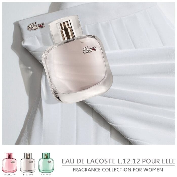Perfume L.12.12 Pour Elle Elegant de Lacoste mujer edt 90ml 3 Perfume L.12.12 Pour Elle Elegant de Lacoste mujer edt 90ml - Imagen 3