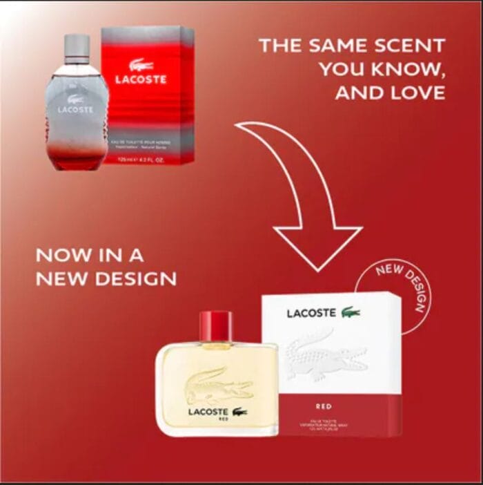 Perfume Lacoste Red de Lacoste hombre edt 75ml 4 Perfume Lacoste Red de Lacoste hombre edt 75ml - Imagen 4