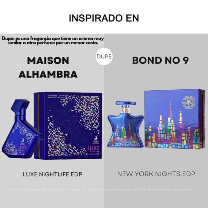 Perfume Luxe Nightlife de Maison Alhambra unisex edp 100ml - Imagen 4