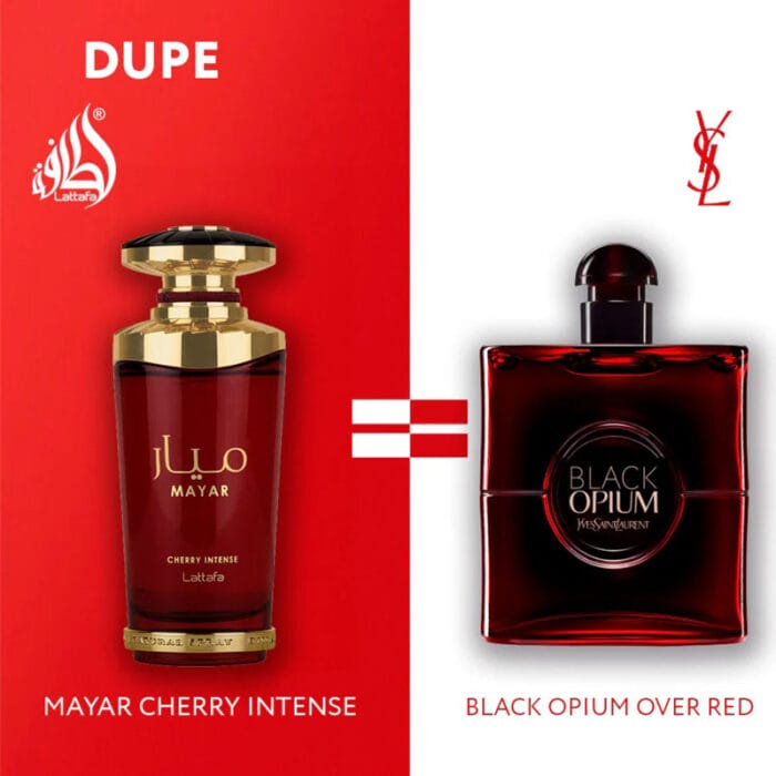 Perfume Mayar Cherry Intense de Lattafa mujer edp 100ml 4 Perfume Mayar Cherry Intense de Lattafa mujer edp 100ml - Imagen 4