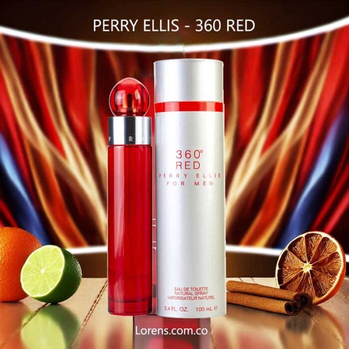 Perfume 360 Red de Perry Ellis hombre edt 100ml 4 Perfume Perry Ellis 360 Red para hombre Lorens