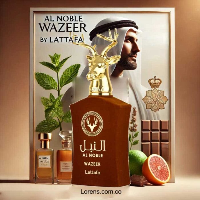 Perfume Al Noble Wazeer de Lattafa unisex edp 100ml - Imagen 3
