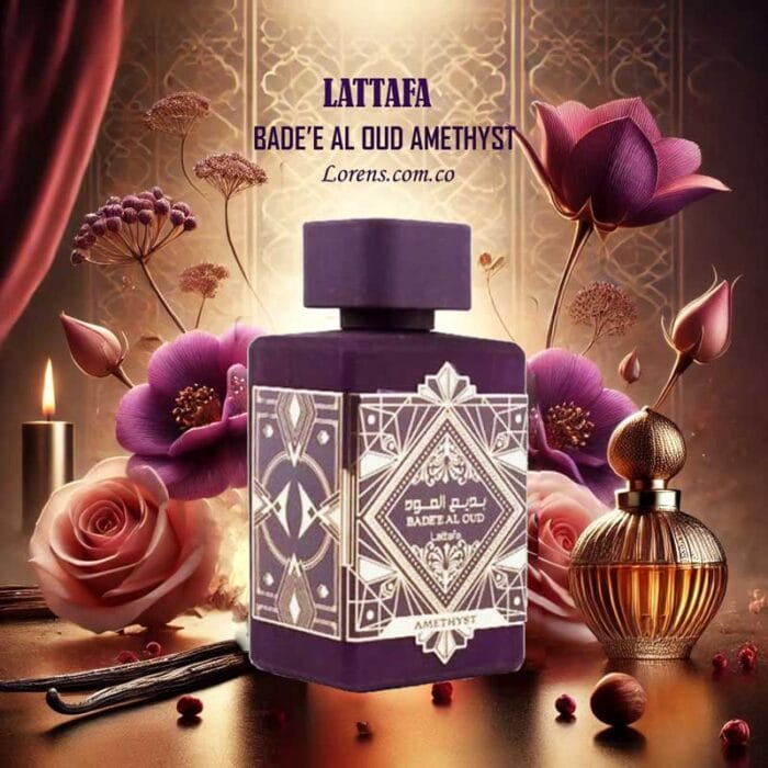 Perfume Bade'e Al Oud Amethyst de Lattafa unisex edp 100ml 3 Perfume Bade'e Al Oud Amethyst de Lattafa unisex edp 100ml - Imagen 3
