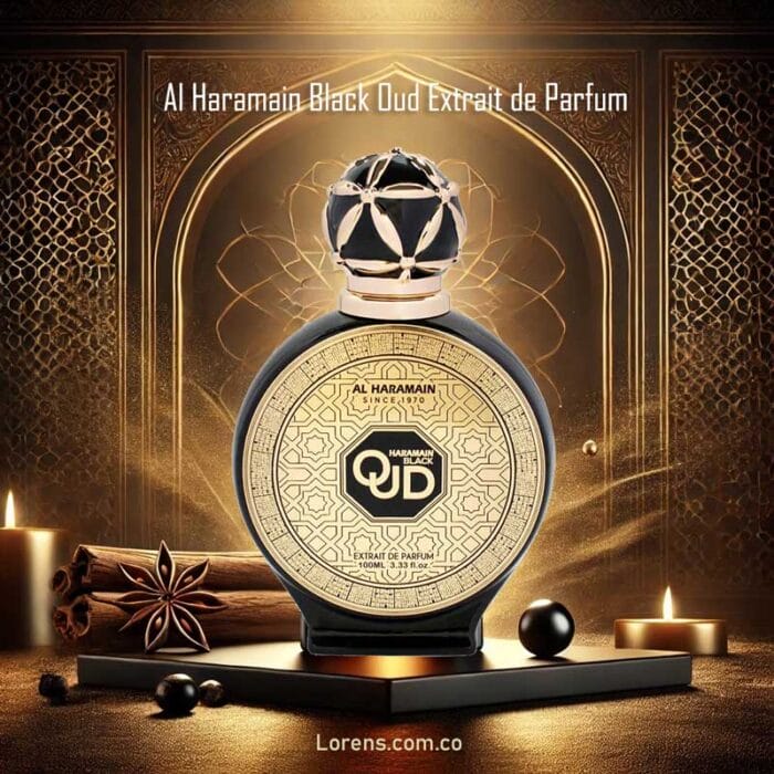 Perfume Black Oud Extrait de Parfum de Al Haramain unisex 100ml 3 Perfume Black Oud Extrait de Parfum de Al Haramain unisex 100ml - Imagen 3