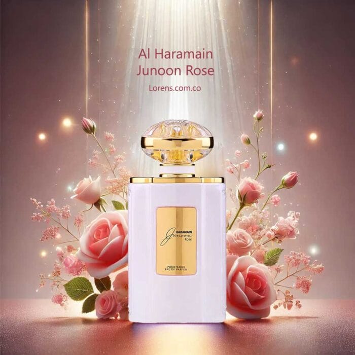Perfume Junoon Rose de Al Haramain mujer edp 75ml 3 Perfume Junoon Rose de Al Haramain mujer edp 75ml - Imagen 3