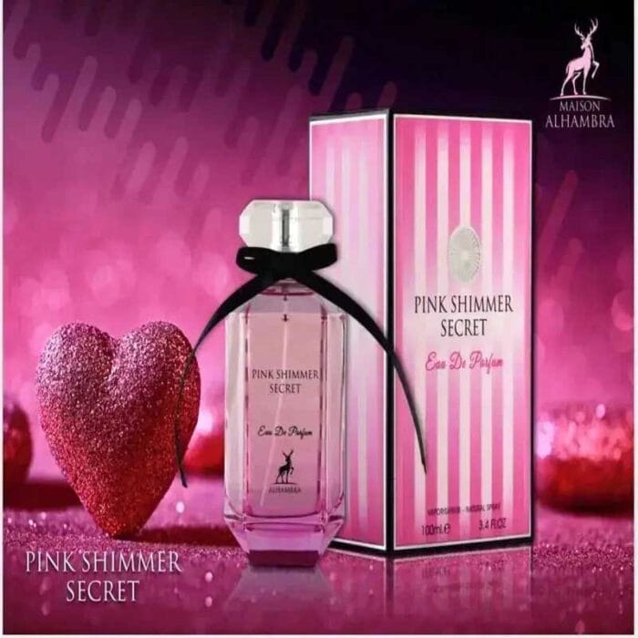 Perfume Pink Shimmer Secret de Maison Alhambra mujer edp 100ml - Imagen 3