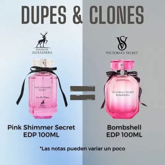 Perfume Pink Shimmer Secret de Maison Alhambra mujer edp 100ml - Imagen 4