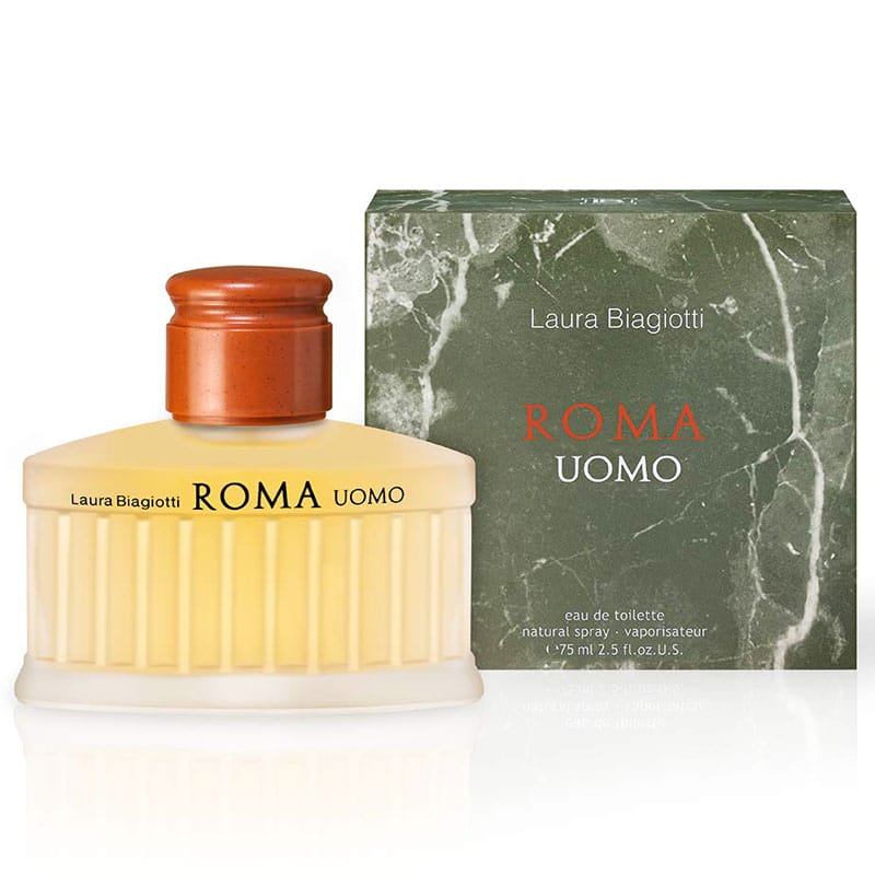Locion Perfume Roma Uomo de Laura Biagiotti para hombre 75ml Original