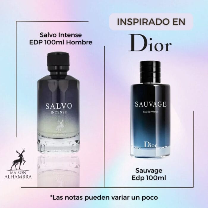 Perfume Salvo Intense de Maison Alhambra hombre edp 100ml 4 Perfume Salvo Intense de Maison Alhambra hombre edp 100ml - Imagen 4