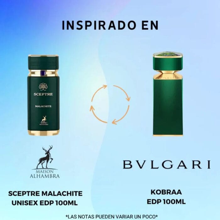 Perfume Sceptre Malachite de Maison Alhambra unisex edp 100ml - Imagen 4