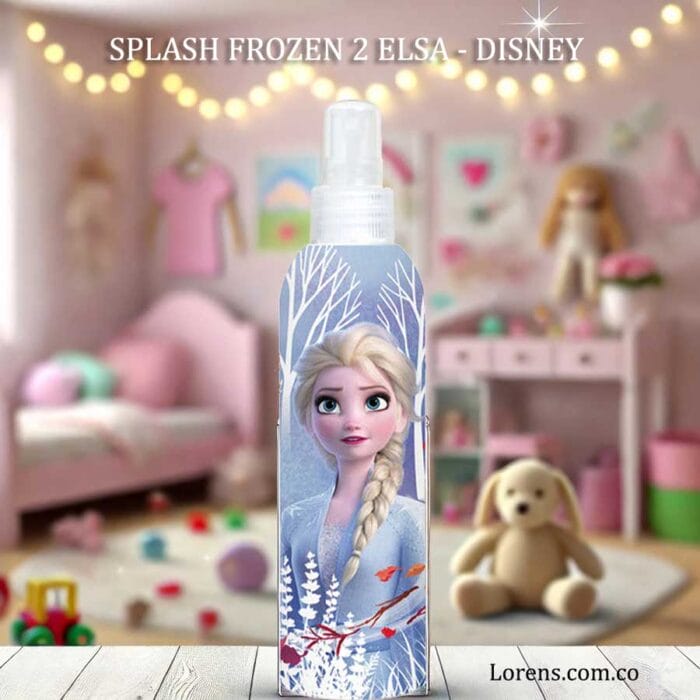 Locion Splash Frozen 2 Elsa de Disney para niñas 200ml 3 Locion Splash Frozen 2 Elsa de Disney para niñas Lorens