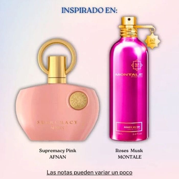 Perfume Supremacy Pink de Afnan mujer edp 100ml 4 Perfume Supremacy Pink de Afnan mujer edp 100ml - Imagen 4