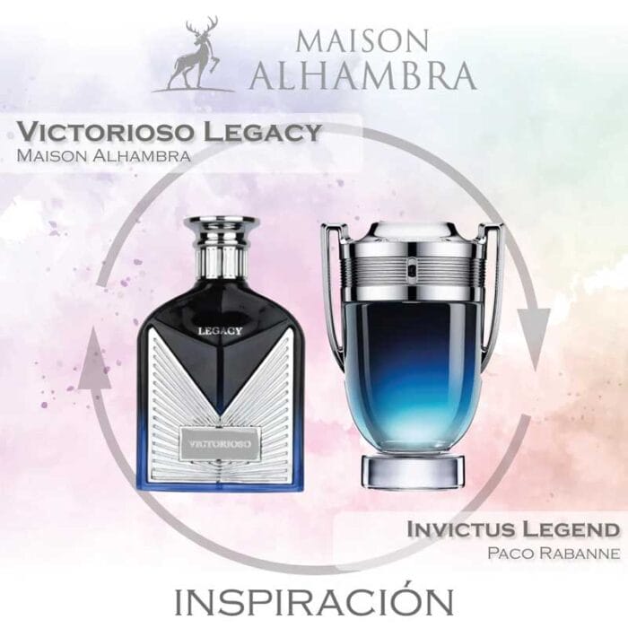 Perfume Victorioso Legacy de Maison Alhambra hombre edp 100ml 4 Perfume Victorioso Legacy de Maison Alhambra hombre edp 100ml - Imagen 4